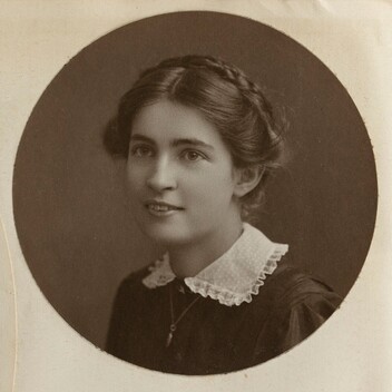 Photograph of Cicely Mary Barker © Frederick Warne Co Ltd 2024