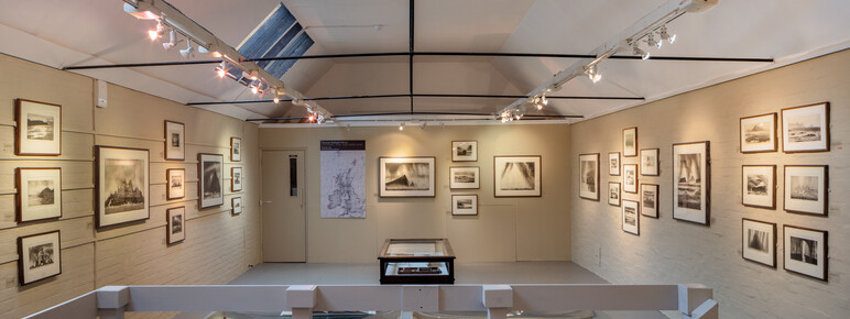 The Contemporary Gallery during the Norman Ackroyd exhibition