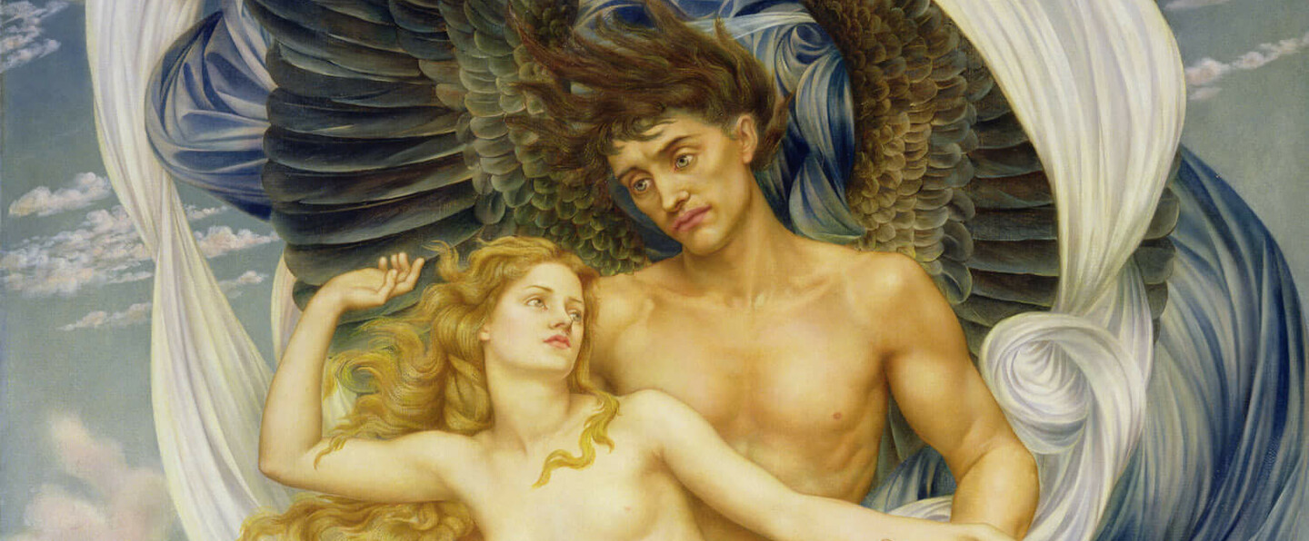 Boreas, the Greek god of the north wind carries off Oreithyia