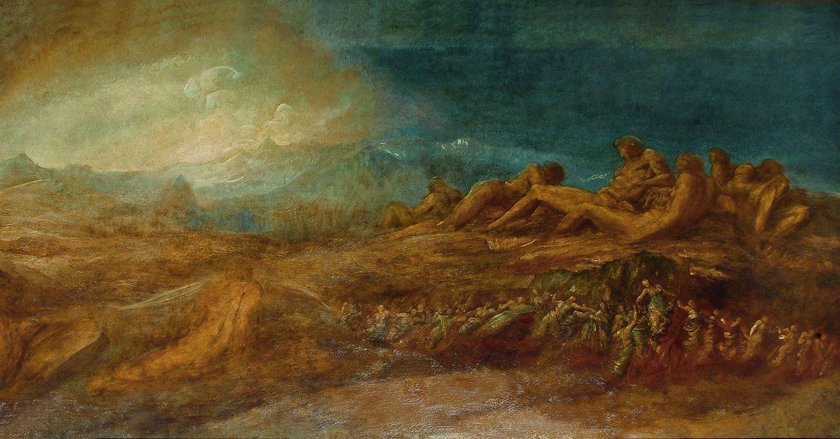 George Frederic Watts, Chaos, 1875 - 82 | Watts Gallery
