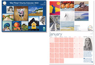 Product image of a calendar with a number of different artworks on