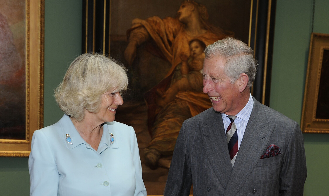 King Charles and Queen Consort Camilla at the re-opening ceremony of Watts Gallery