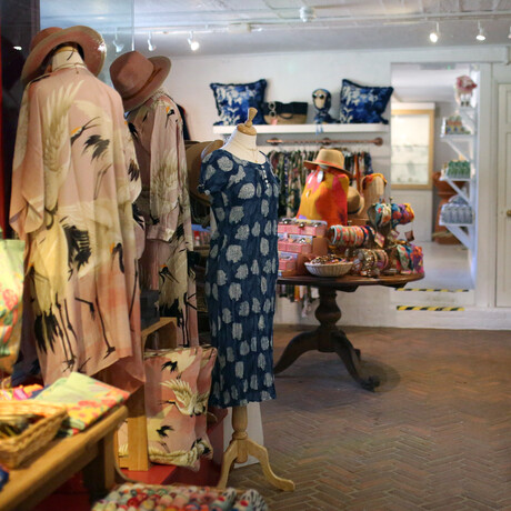 Clothes in mannequins