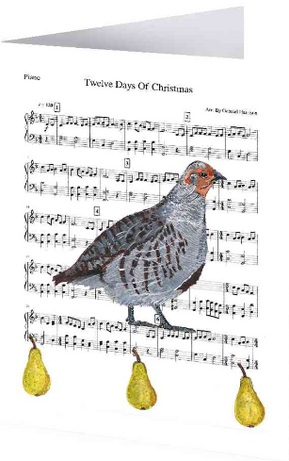Partridge Christmas card