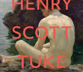 Exhibition catalogue cover, text reads "Henry Scott Tuke"