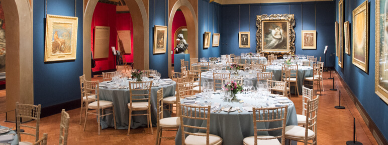 Wedding tables in gallery